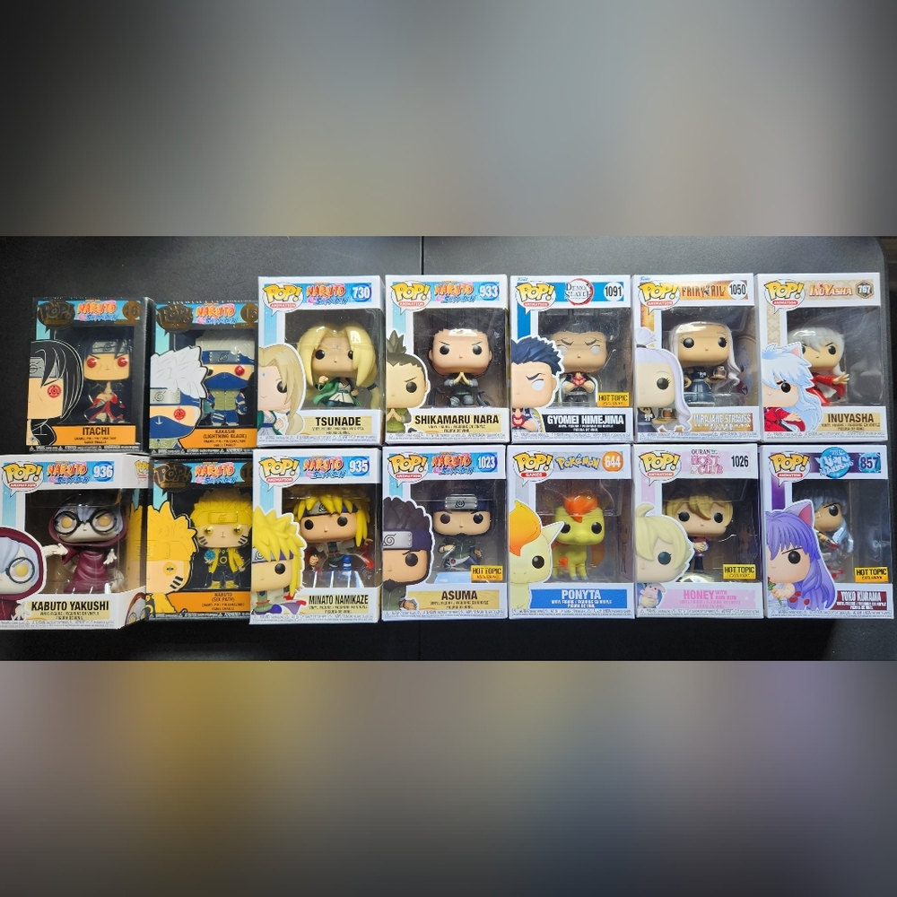 Assorted Anime Funkos (Naruto)